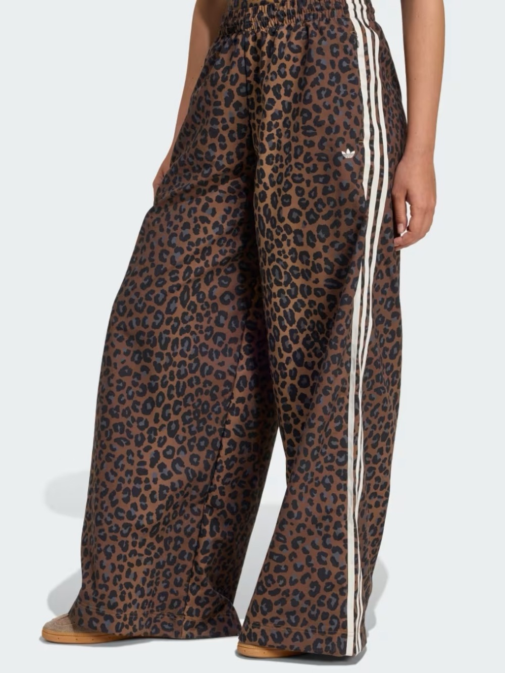 adidas Firebird Leopard Oversized Women's Track Pants Size XL JW7302 - Picture 2 of 6